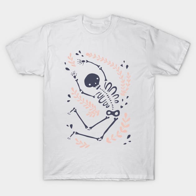 Falling Bones T-Shirt by Becski